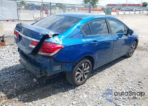 2015 Honda Civic Ex из США, поврежденный, VIN 19XFB2F82FE058527